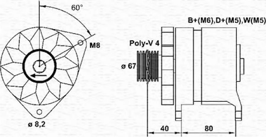 Magneti Marelli 054022708010 - Alternator www.molydon.hr