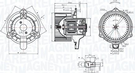 Magneti Marelli 069412340010 - Ventilator kabine/unutrasnjeg prostora www.molydon.hr