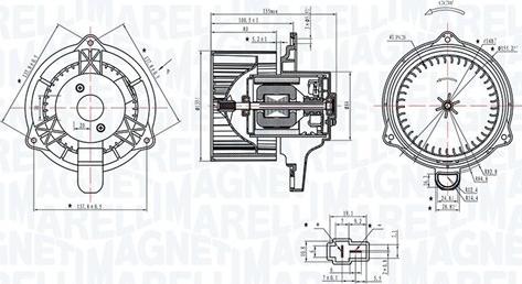 Magneti Marelli 069412319010 - Ventilator kabine/unutrasnjeg prostora www.molydon.hr