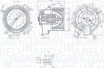 Magneti Marelli 069412236010 - Ventilator kabine/unutrasnjeg prostora www.molydon.hr