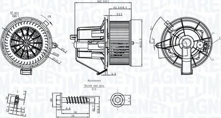 Magneti Marelli 069412224010 - Ventilator kabine/unutrasnjeg prostora www.molydon.hr