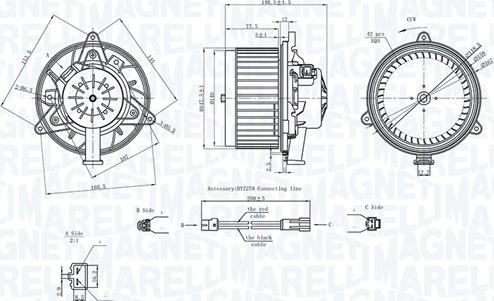 Magneti Marelli 069412742010 - Ventilator kabine/unutrasnjeg prostora www.molydon.hr