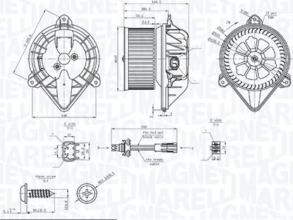 Magneti Marelli 069412753010 - Ventilator kabine/unutrasnjeg prostora www.molydon.hr