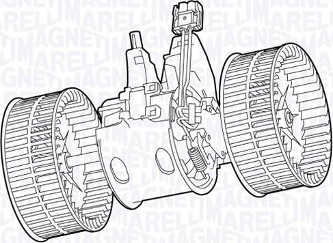 Magneti Marelli 069412707010 - Ventilator kabine/unutrasnjeg prostora www.molydon.hr