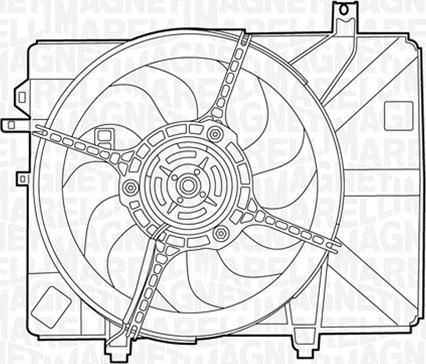 Magneti Marelli 069422407010 - Ventilator, hladjenje motora www.molydon.hr