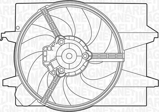 Magneti Marelli 069422413010 - Ventilator, hladjenje motora www.molydon.hr