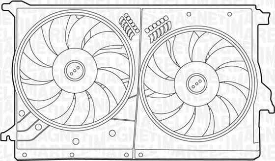 Magneti Marelli 069422439010 - Ventilator, hladjenje motora www.molydon.hr