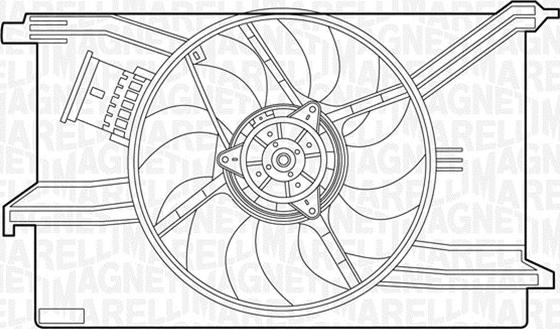 Magneti Marelli 069422431010 - Ventilator, hladjenje motora www.molydon.hr