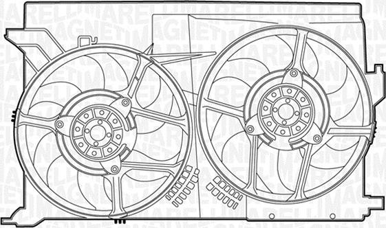 Magneti Marelli 069422432010 - Ventilator, hladjenje motora www.molydon.hr