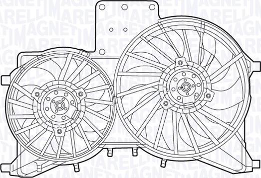 Magneti Marelli 069422542010 - Ventilator, hladjenje motora www.molydon.hr