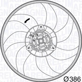 Magneti Marelli 069422564010 - Ventilator, hladjenje motora www.molydon.hr