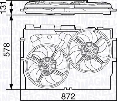 Magneti Marelli 069422583010 - Ventilator, hladjenje motora www.molydon.hr