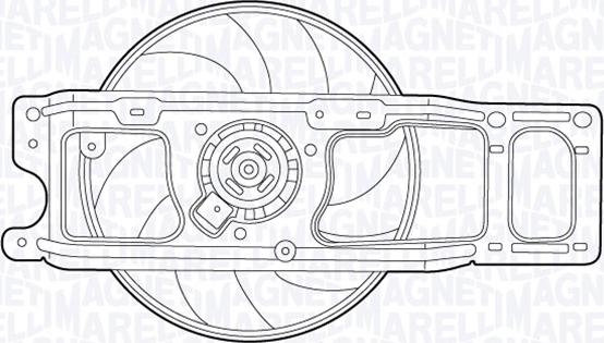 Magneti Marelli 069422535010 - Ventilator, hladjenje motora www.molydon.hr