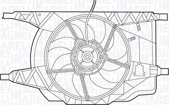 Magneti Marelli 069422536010 - Ventilator, hladjenje motora www.molydon.hr