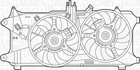 Magneti Marelli 069422034010 - Ventilator, hladjenje motora www.molydon.hr