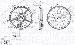 Magneti Marelli 069422850010 - Ventilator, hladjenje motora www.molydon.hr