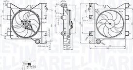 Magneti Marelli 069422852010 - Ventilator, hladjenje motora www.molydon.hr