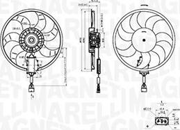 Magneti Marelli 069422882010 - Ventilator, hladjenje motora www.molydon.hr