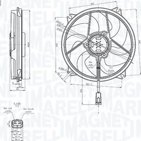 Magneti Marelli 069422839010 - Ventilator, hladjenje motora www.molydon.hr