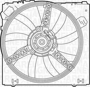 Magneti Marelli 069422344010 - Ventilator, hladjenje motora www.molydon.hr