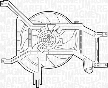 Magneti Marelli 069422354010 - Ventilator, hladjenje motora www.molydon.hr