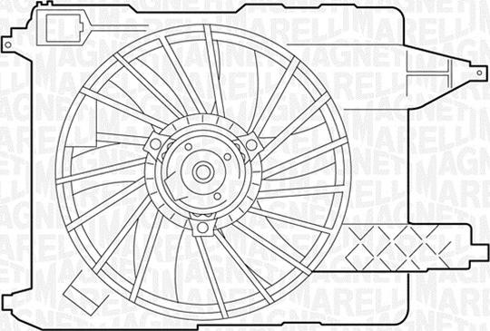 Magneti Marelli 069422355010 - Ventilator, hladjenje motora www.molydon.hr