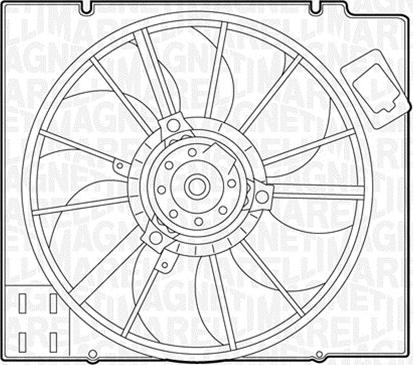 Magneti Marelli 069422351010 - Ventilator, hladjenje motora www.molydon.hr