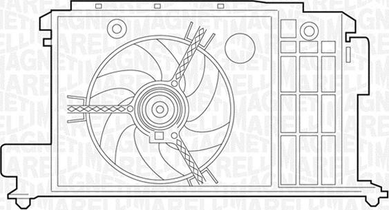 Magneti Marelli 069422384010 - Ventilator, hladjenje motora www.molydon.hr