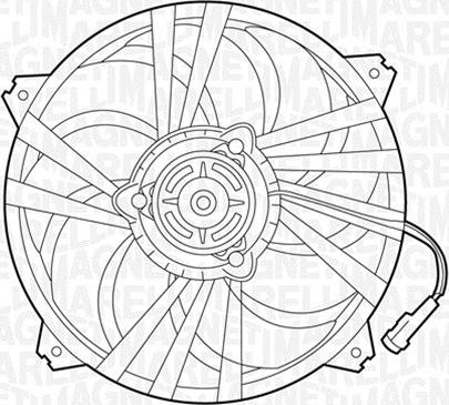 Magneti Marelli 069422292010 - Ventilator, hladjenje motora www.molydon.hr