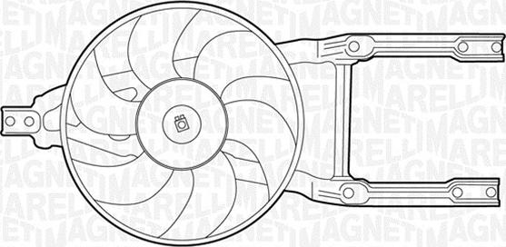 Magneti Marelli 069422204010 - Ventilator, hladjenje motora www.molydon.hr