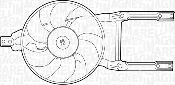 Magneti Marelli 069422205010 - Ventilator, hladjenje motora www.molydon.hr