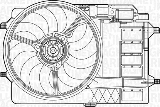 Magneti Marelli 069422279010 - Ventilator, hladjenje motora www.molydon.hr