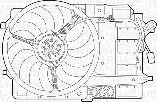 Magneti Marelli 069422277010 - Ventilator, hladjenje motora www.molydon.hr