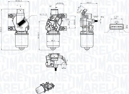 Magneti Marelli 064043803010 - Motor brisača www.molydon.hr