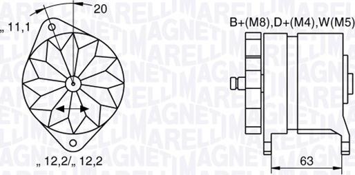 Magneti Marelli 063534690480 - Alternator www.molydon.hr