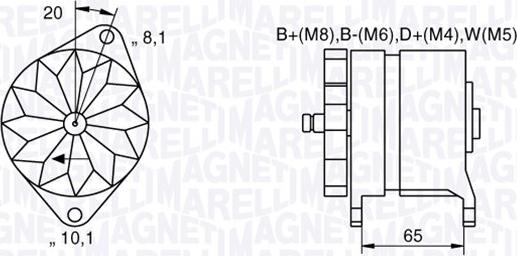 Magneti Marelli 063534681400 - Alternator www.molydon.hr