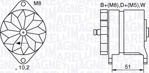 Magneti Marelli 063534882060 - Alternator www.molydon.hr