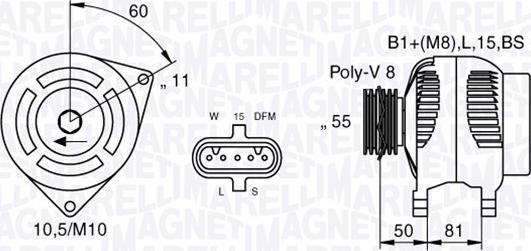 Magneti Marelli 063536550050 - Alternator www.molydon.hr