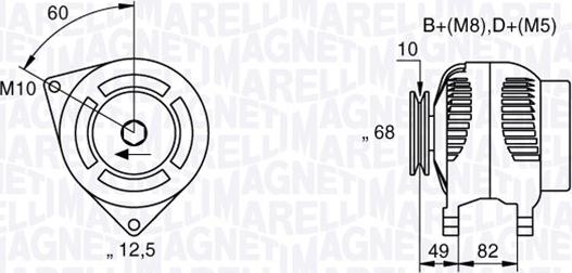 Magneti Marelli 063533155000 - Alternator www.molydon.hr