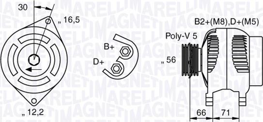 Magneti Marelli 063533250590 - Alternator www.molydon.hr