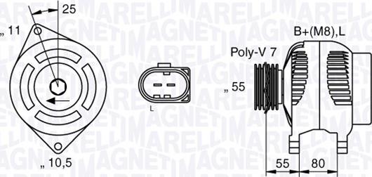 Magneti Marelli 063533250530 - Alternator www.molydon.hr