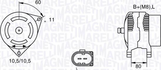 Magneti Marelli 063533251220 - Alternator www.molydon.hr