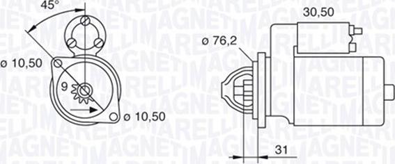 Magneti Marelli 063521070580 - Starter www.molydon.hr