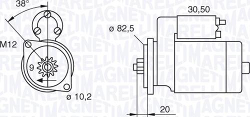 Magneti Marelli 063522601010 - Starter www.molydon.hr