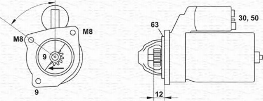 Magneti Marelli 063103023010 - Starter www.molydon.hr