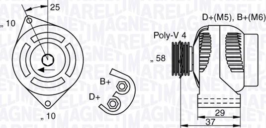 Magneti Marelli 063341658010 - Alternator www.molydon.hr