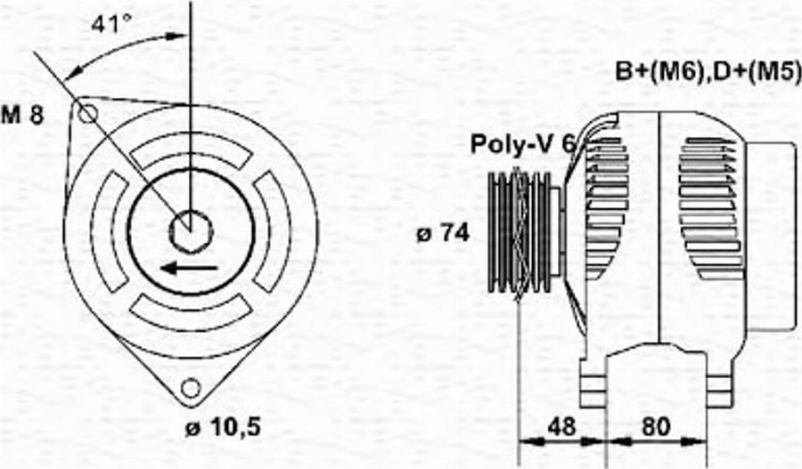 Magneti Marelli 063341705010 - Alternator www.molydon.hr