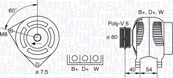 Magneti Marelli 063341730010 - Alternator www.molydon.hr