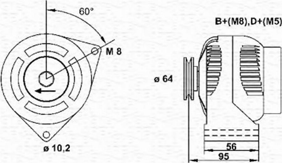 Magneti Marelli 063341770010 - Alternator www.molydon.hr