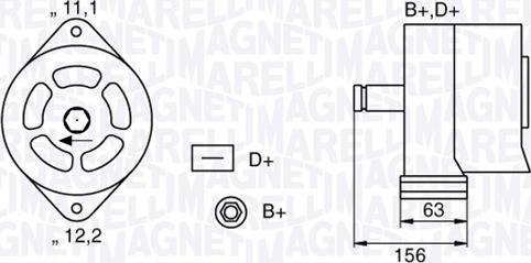 Magneti Marelli 063320025010 - Alternator www.molydon.hr